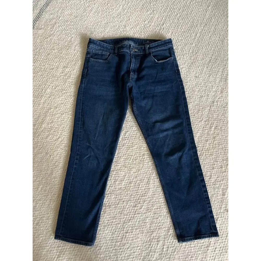 Vineyard Vines Men's Jeans 34x30 Dark Wash Rinse Classic Straight Leg